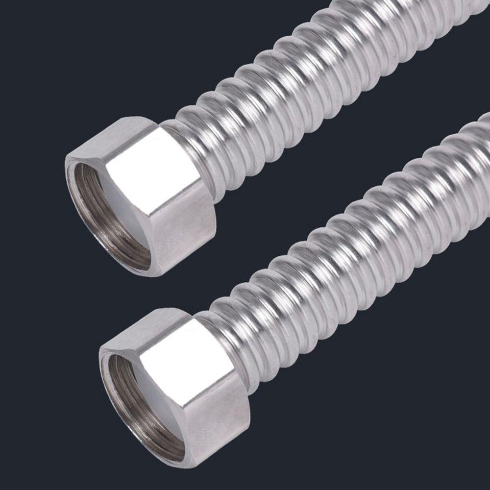 with Wrench Plumbing Hose Silicone Gasket Faucet Connector Hose Bathroom Heater