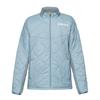 Athleta Grid Brushed Padding TR Blue Gray Jacket, (46)