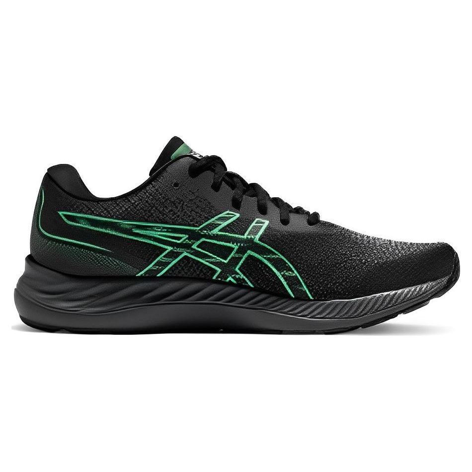 Asics Gel-Excite 9 Comfortable Fabric Low-Top Running Shoes Men Sneaker Black Green 1011B338-015