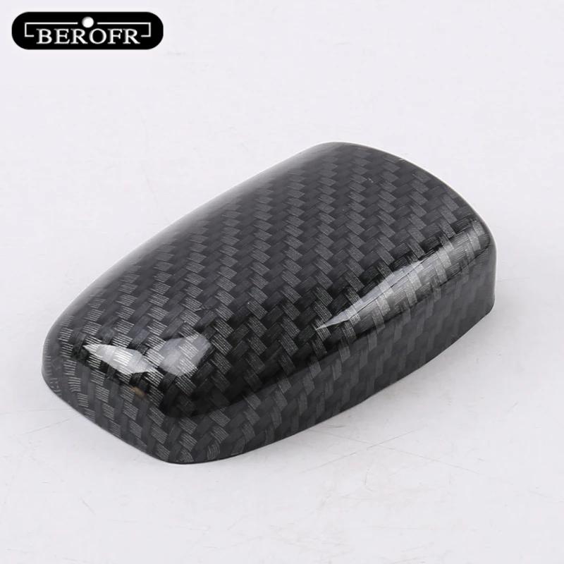 For Trumpchi GS8 2017-2020 Car Interior Gear Shift Head Decorative Cover ABS Shift head cover Carbon fibre Carbon fiber
