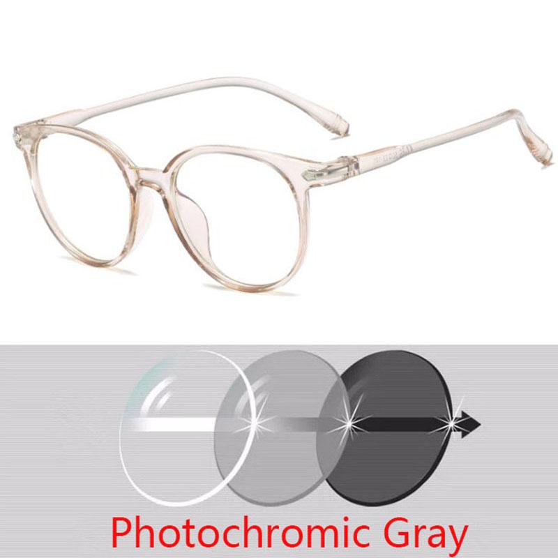-1.0-1.5-2.0-2.5-3.0 To -6.0 Transparent Finished Myopia Glasses Men Women Black Eyeglasses Prescription Shortsighted Eyewear
