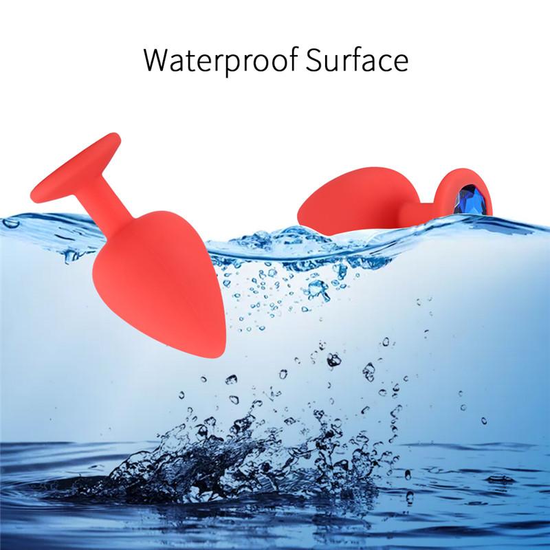 Silicone Butt Plug Anal Plug S M L Size for Beginner Adult Toys for Men Women Anal Trainer for Couples Gay