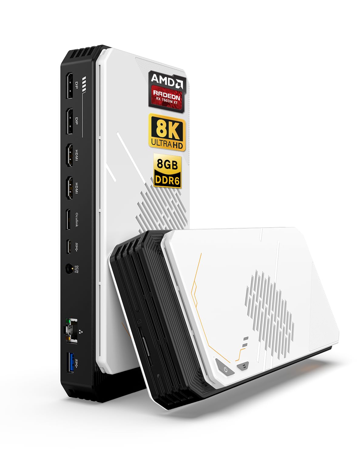 

VETESA External eGPU AMD Navi33 RX 8GB DDR6 OCulink USB4 Compatible Connection your laptop into a gaming 7600M-XT Built-in / Thunderbolt3/4 [Turn PC]