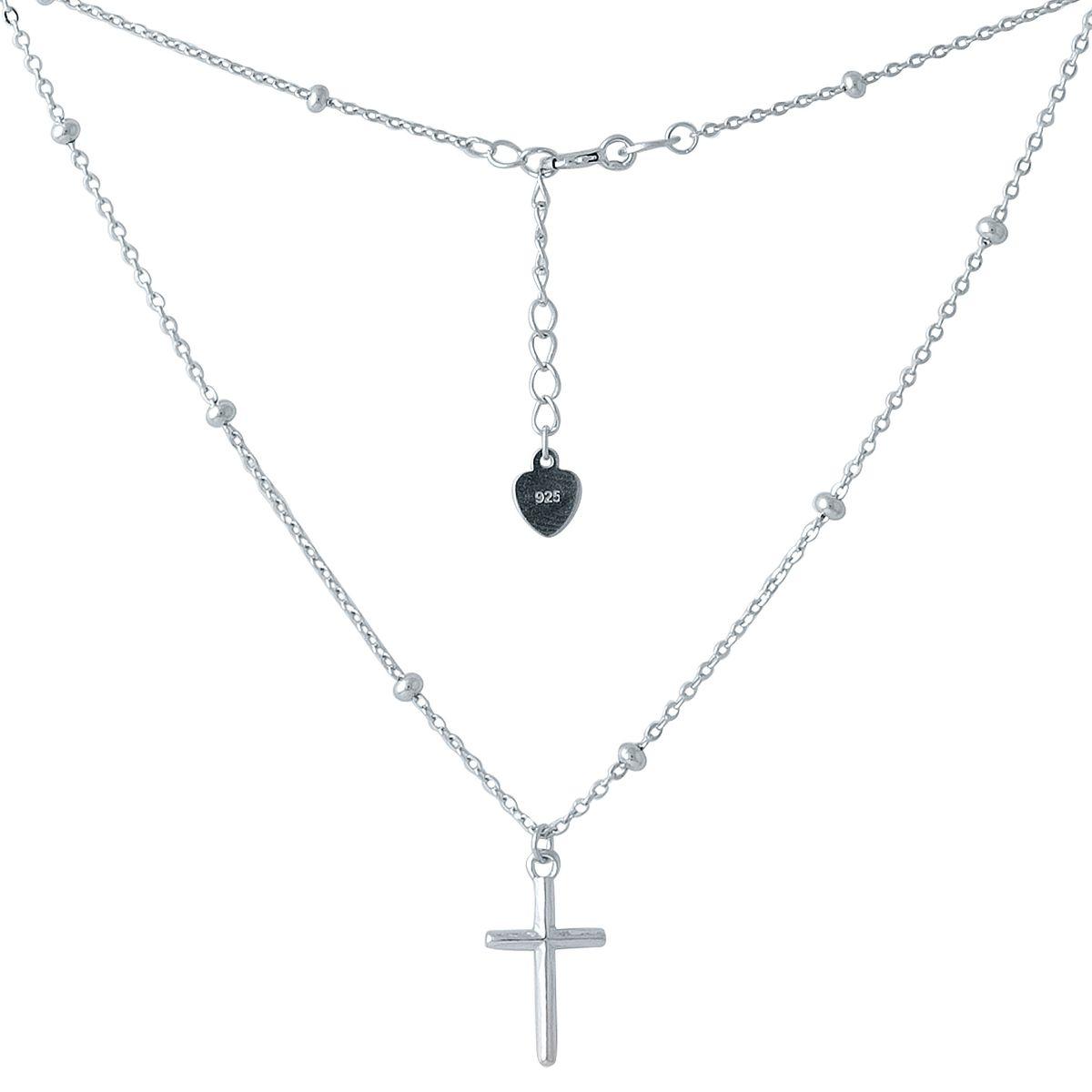 

Срібне кольє без каміння (2005636) 400450