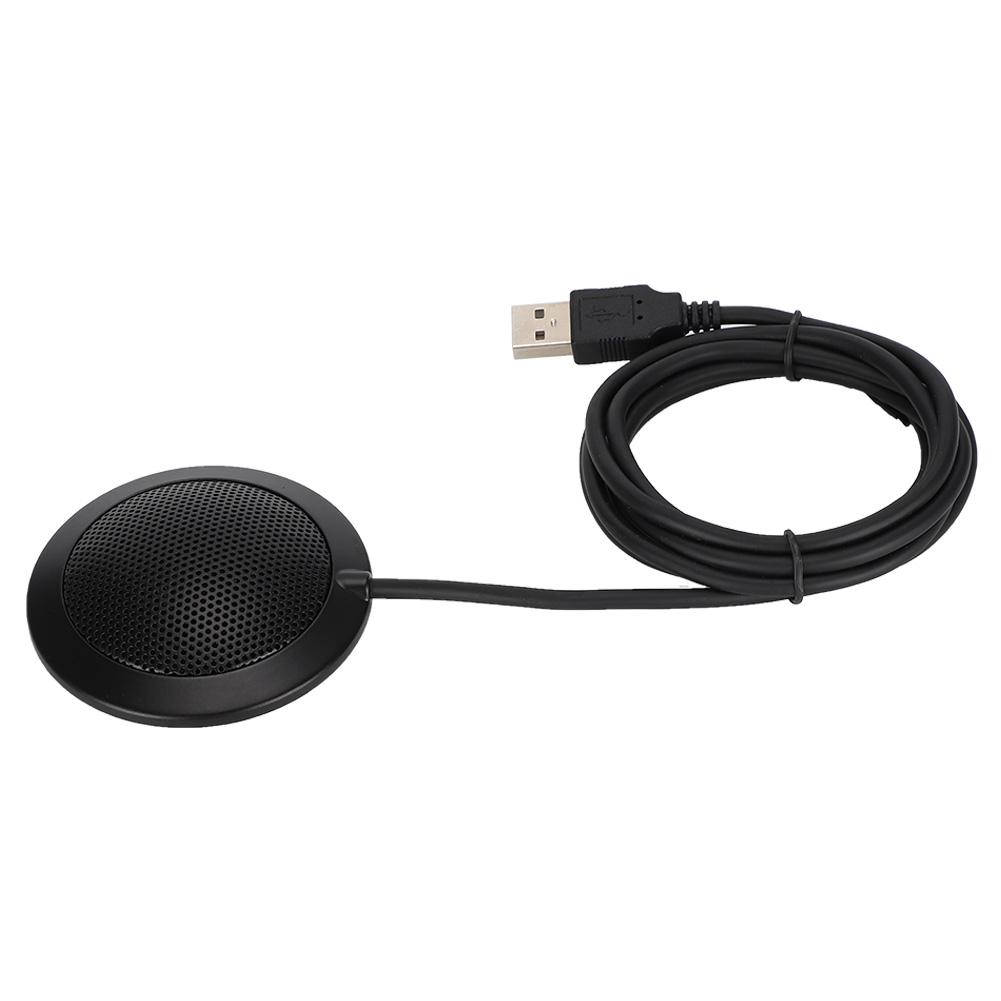 

USB всенаправленный звукосниматель 360-градусный металлический сетчатый чехол микрофон для настольных совещаний