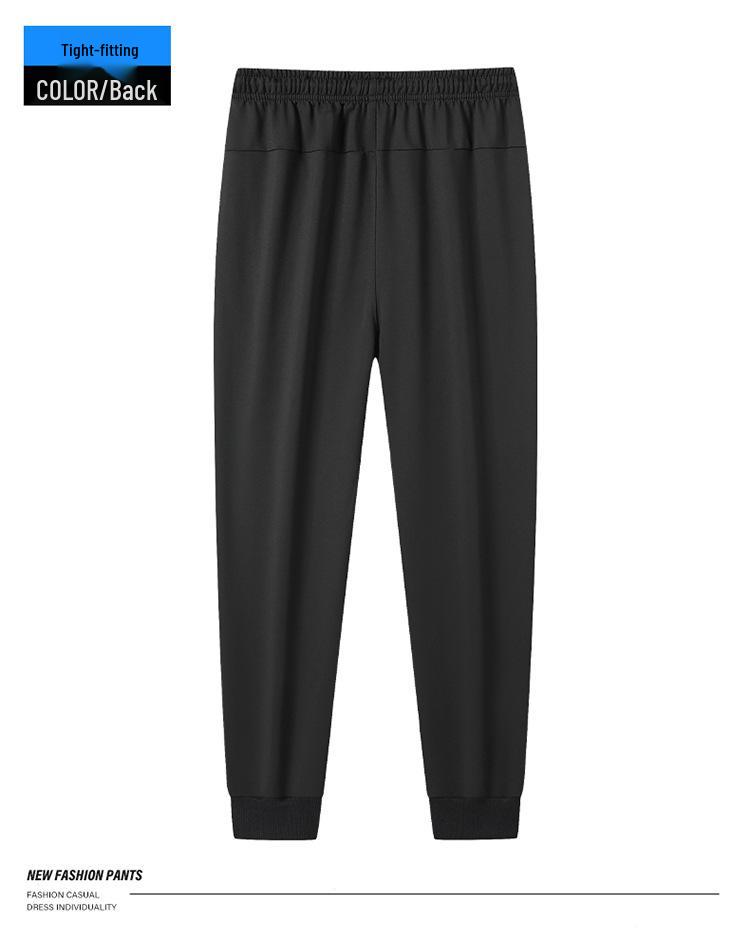 2025 Men's Straight Loose Sports Sweatpants - Versatile Spring & Autumn Casual Plus Size Pants