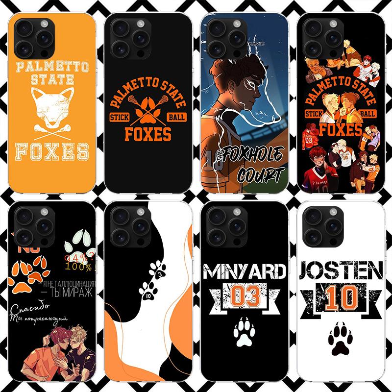 Andreil All For The Game Palmetto State Foxes Phone Case for iPhone 17 Air 16 16E 15 14 Plus 13 Mini 12 11 Pro Max 7 8 + SE 2020