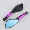 Suitable for Motorcycle Modification Aluminum Alloy Rearview Mirror Rearview Mirror Street Bike Sports Bike Rearview Mirror Pentagonal Rear