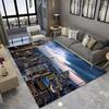 New York City Floor Mat Urban Landscape Rug Modern Cityscape Carpet for Living Room Bathroom Mat Doormat for Bedroom Home Decor