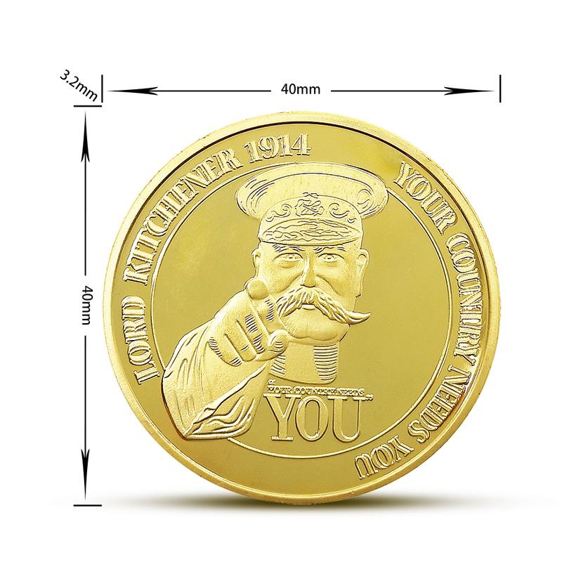 Sieges-Gedenkmünze des Ersten Weltkriegs. Militär-Gedenkmünzen-Sammelmünze