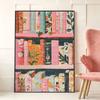 Diamond Painting Kit for Adults DIY Bookshelf Sparkling Art Canvas for Relaxing Craft Home Wall Decor and Creative Handmade Gift Idea
