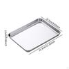 Stainless Steel Oven Tray Baking Sheet, Compact Sturdy Nonstick Pan, Food Serving Pan Flat