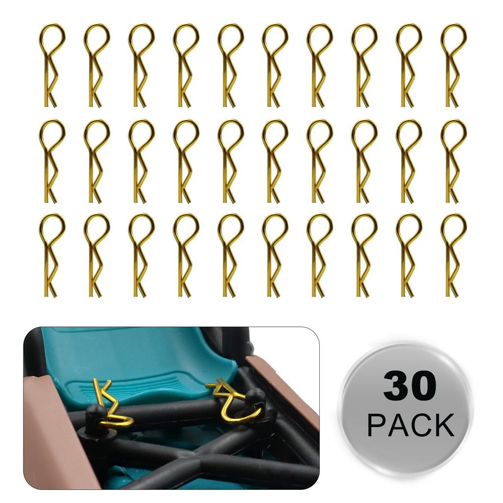 RC Body Clips Pins Rc Car Body Clips R Pins Stainless Steel Parts 6 Colors  (180Pcs)