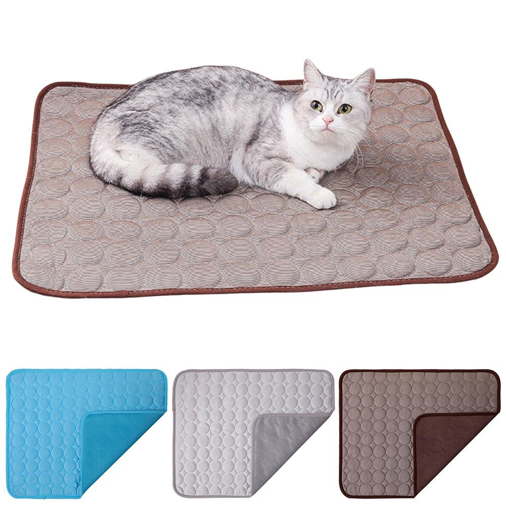 Dog Cooling Mat Summer Pet Ice Mat Mesh Breathable Pet Blanket Cat Sofa Bed Sleeping Pad For Small Big Dogs Cats Pet Accessories