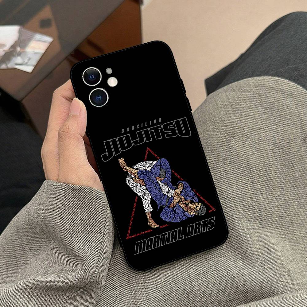 

B-JJ H-BrazilianS Jiu Jitsu Phone Case Black Phone Case For IPhone 17/16/15/13/14 Pro Max/ 11Plus/X/Xr/Xs Max 13mini iphone12Pro
