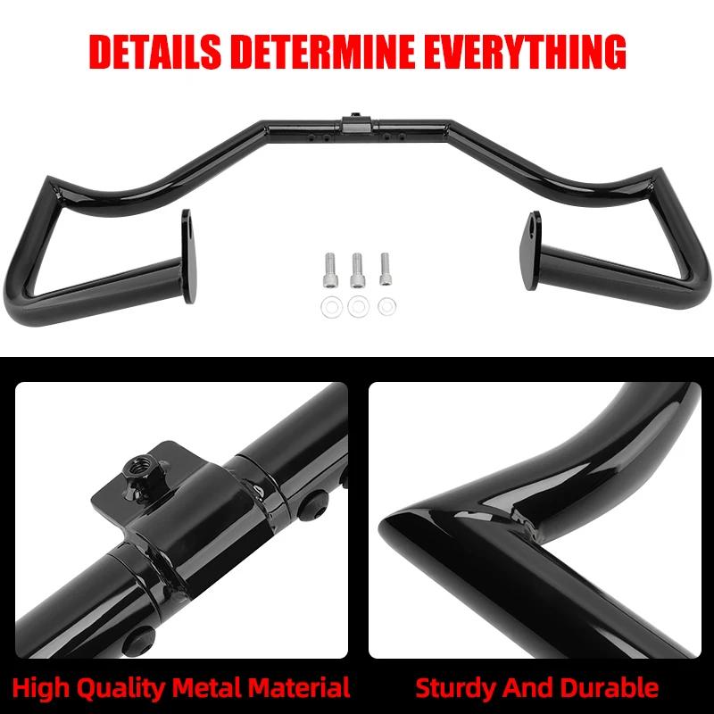 For Harley Touring Road King Street Glide 1997-2008 Motorcycle Front Highway Bar Crash Bar Engine Guard Bumper Black Chrome