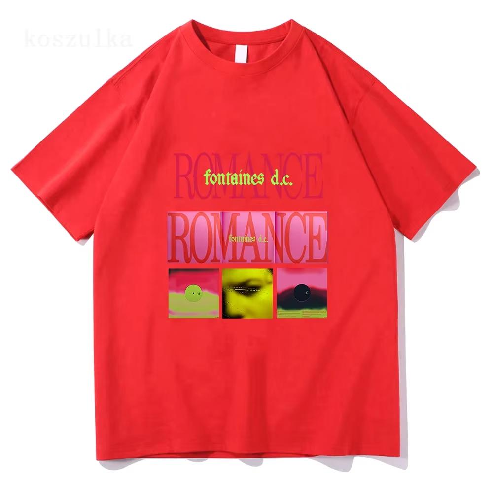 Streetwear Fontaines DCRomance T Shirt in The Modern World Men Women Clothing Harajuku Unisex Tops Cotton Tee Oversized Casual