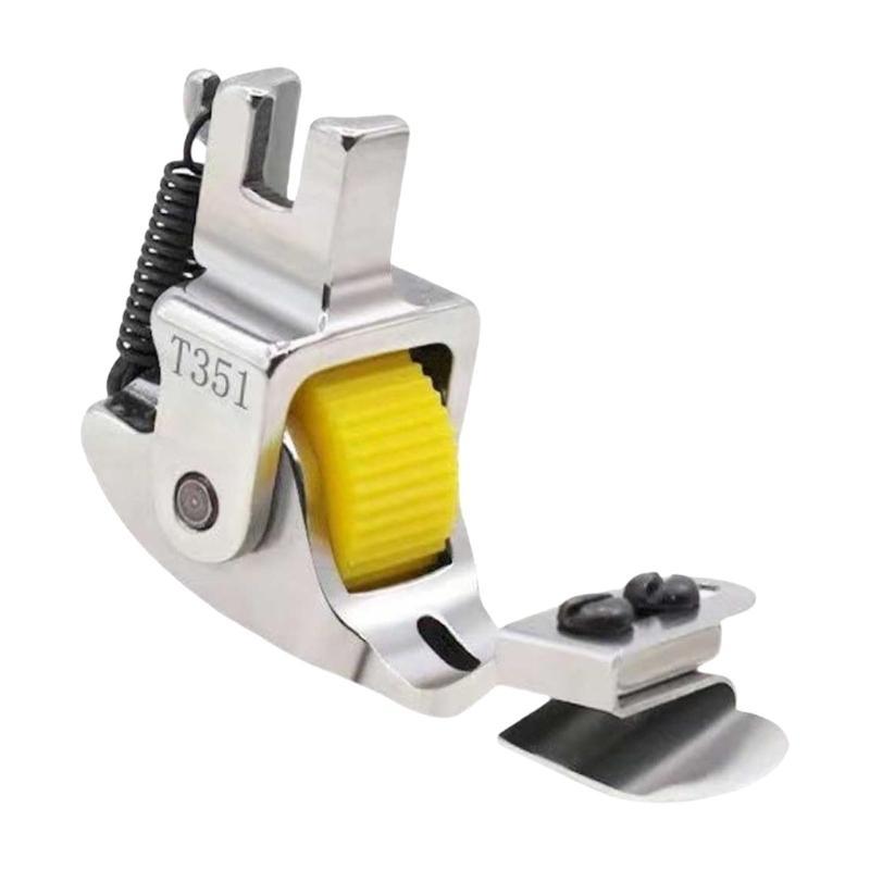 Sewing Machine Roller Presser Foot 6mm Hemming Presser Foot Narrow Roller Presser Feet for Curtains Bedding Stitching