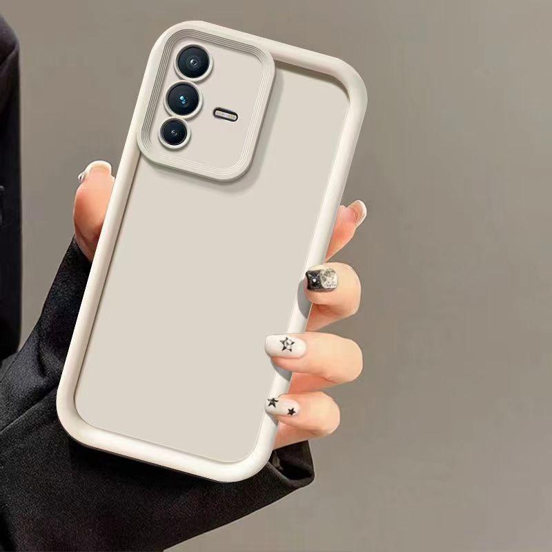 Für vivo V23 Hülle VIVO V23 5G Handyhülle vivo v23 Sturzprävention Luxus Candy Matt Weiche Hülle