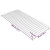 VidaXL Replacement Slat for Bed Base with 24 Slats Bed Base Bed Frame Day Bed Support Bedroom 340077