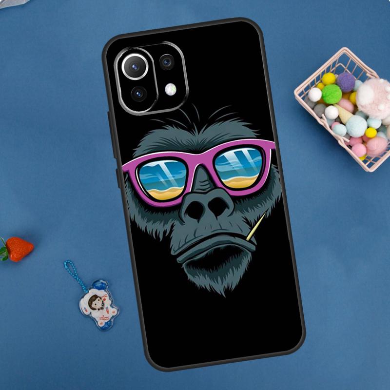 Cartoon Monkey Case For Xiaomi 15 Ultra 13 14 11T 12T 13T 14T Pro POCO X7 Pro F5 F6 M6 X3 X5 X6 Pro Coque
