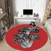 1pc Mushroom Eyes Office Round Area Rug,  Mat Suitable For Office, Under Office Chairs Bedroom Living Room Home Decor, Room Deco