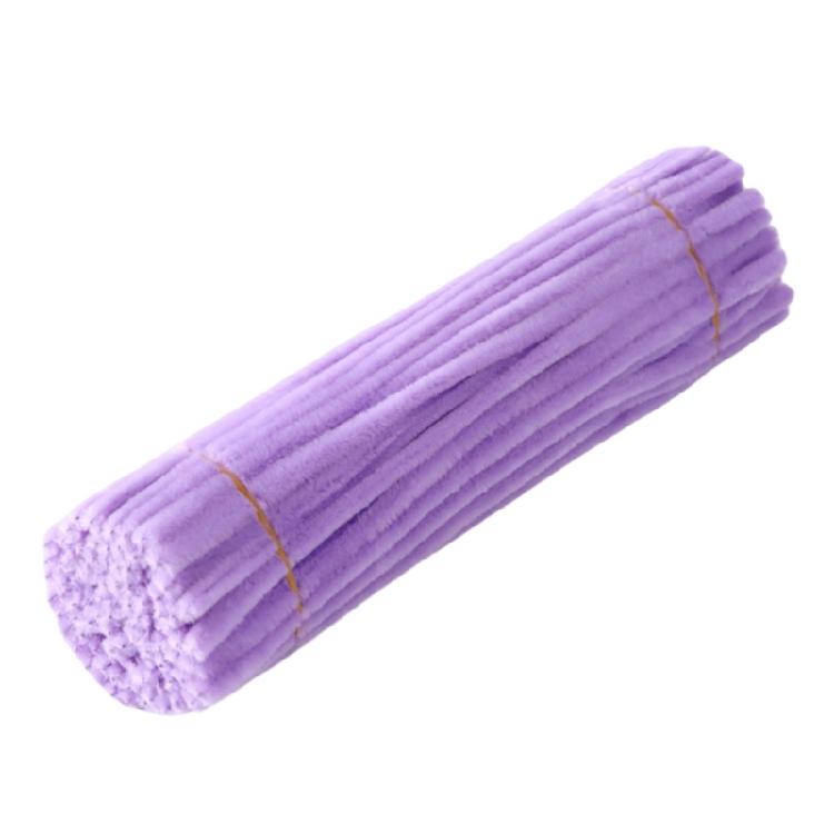 100Pcs Colored Pipe Cleaners Craft Stems for Handmade Art Craft Plush Stems 30cmx6mm Pipe Cleaners for Home Decoration