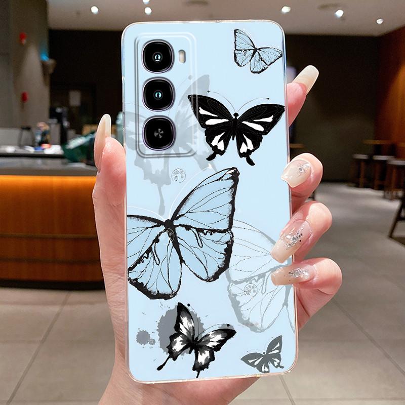 Phone Case For Itel City 100 C671L Coque Flower Butterfly Thin Cases ITEL City100 Capa Transparent Funda Soft Silicone TPU Cover