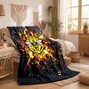 Watford Football Print Flannel Blanket Soft Warm Sofa Bed Throw Blanket For Home Office Bedroom