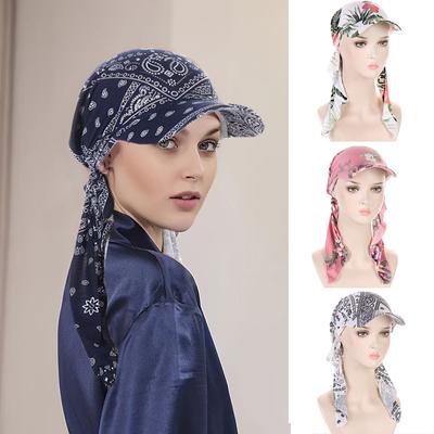 1PC Versatile Flower Cloth Arc Hat Wrapped Turban Strap Turban Hat Spring And Summer