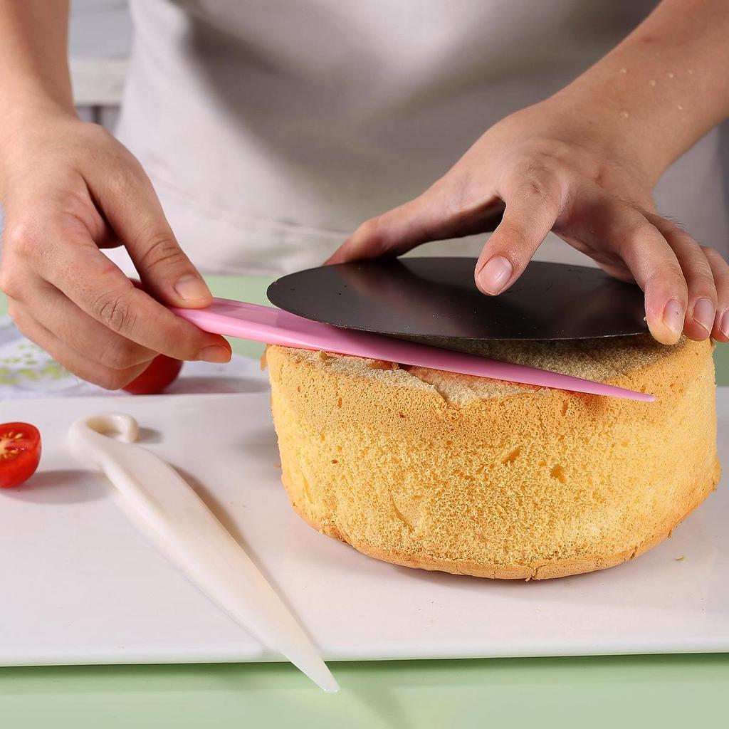 Chiffon Cake Mold Knife & Plastic Scraper Baking Tool Set