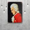 Wolfgang Amadeus Mozart Vintage Metal Tin Signs Posters Decor Retro Metal Plaque Wall Art Decor for Garage Bar
