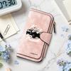 Vintage Car Printed Long Wallet Portable Card Holder Fashion Casual Slim Bag For Daily Use