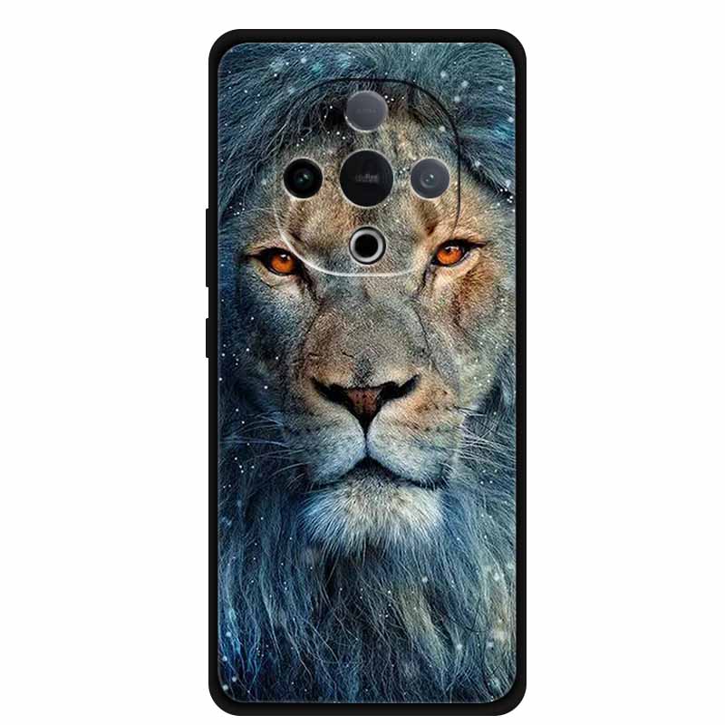 For Vivo Y300 Case 6.77” Wolf Lion Tiger Cat Capa Silicone TPU Soft Back Cover Black Cases For Vivo Y300C Case Shockproof Shell