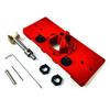35mm Hinge Hole Locator Jig Drilling Guide DIY Carpenter Woodworking Tools Set Hole Punch Hole Drill Guide Kit