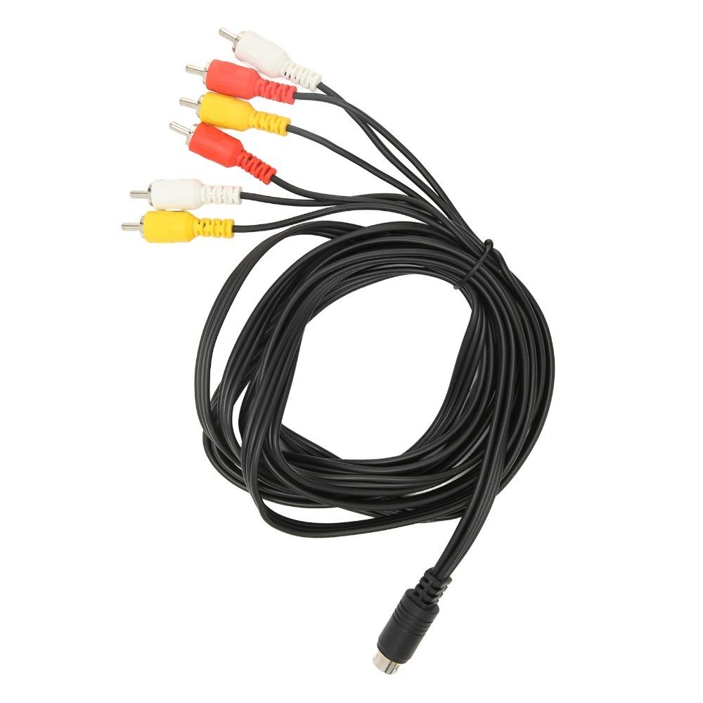 9 Pin Composite Video Cable Stable Sound Audio Adapter Cable  Monitor Display