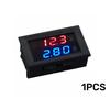 Digital Voltmeter Ammeter DC 100V 10A Amp Voltage Current Meter Tester 0.28 Inch Dual LED Display Panel with Connect Wires