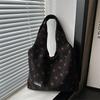 Stylish And Spacious Black White Pink Canvas Tote Bag For Women Ideal For Commuting 2024 Summer New Design