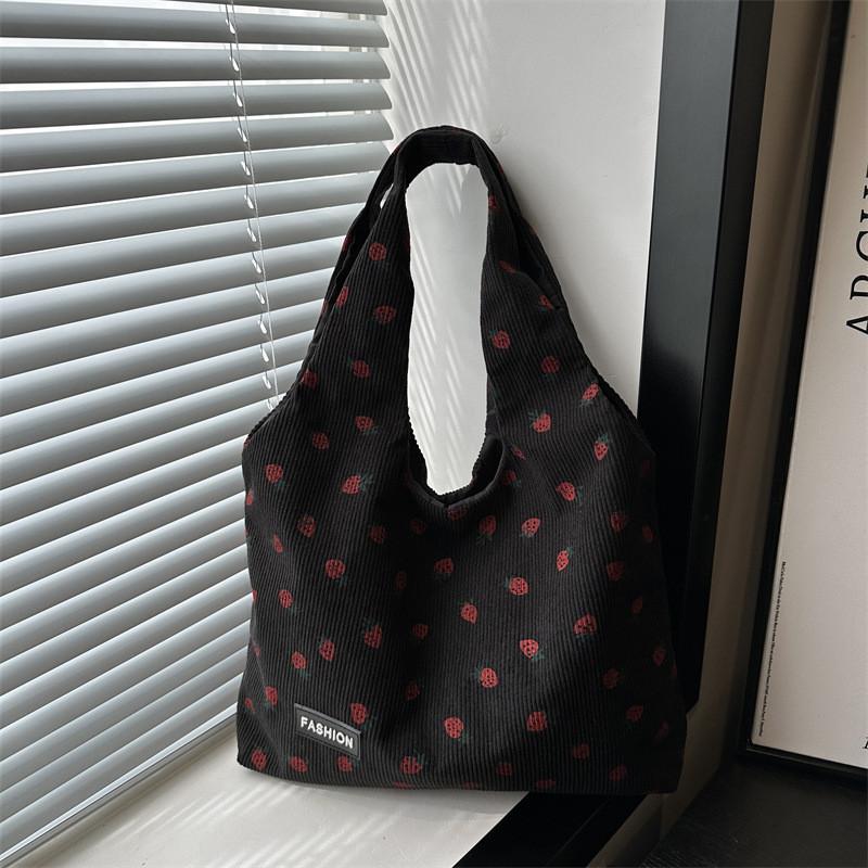 Stylish And Spacious Black White Pink Canvas Tote Bag For Women Ideal For Commuting 2024 Summer New Design