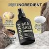 Spray cu sare de mare pe bază, Spray cu sare de mare cu finisaj natural pentru păr, Volumizează &