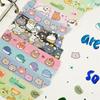 20 Rollen süße Tiere Washi Tape Set Heißprägung Gold Silber Folie Maskierung Cartoon Haustiere dekorative Bänder DIY Handarbeiten