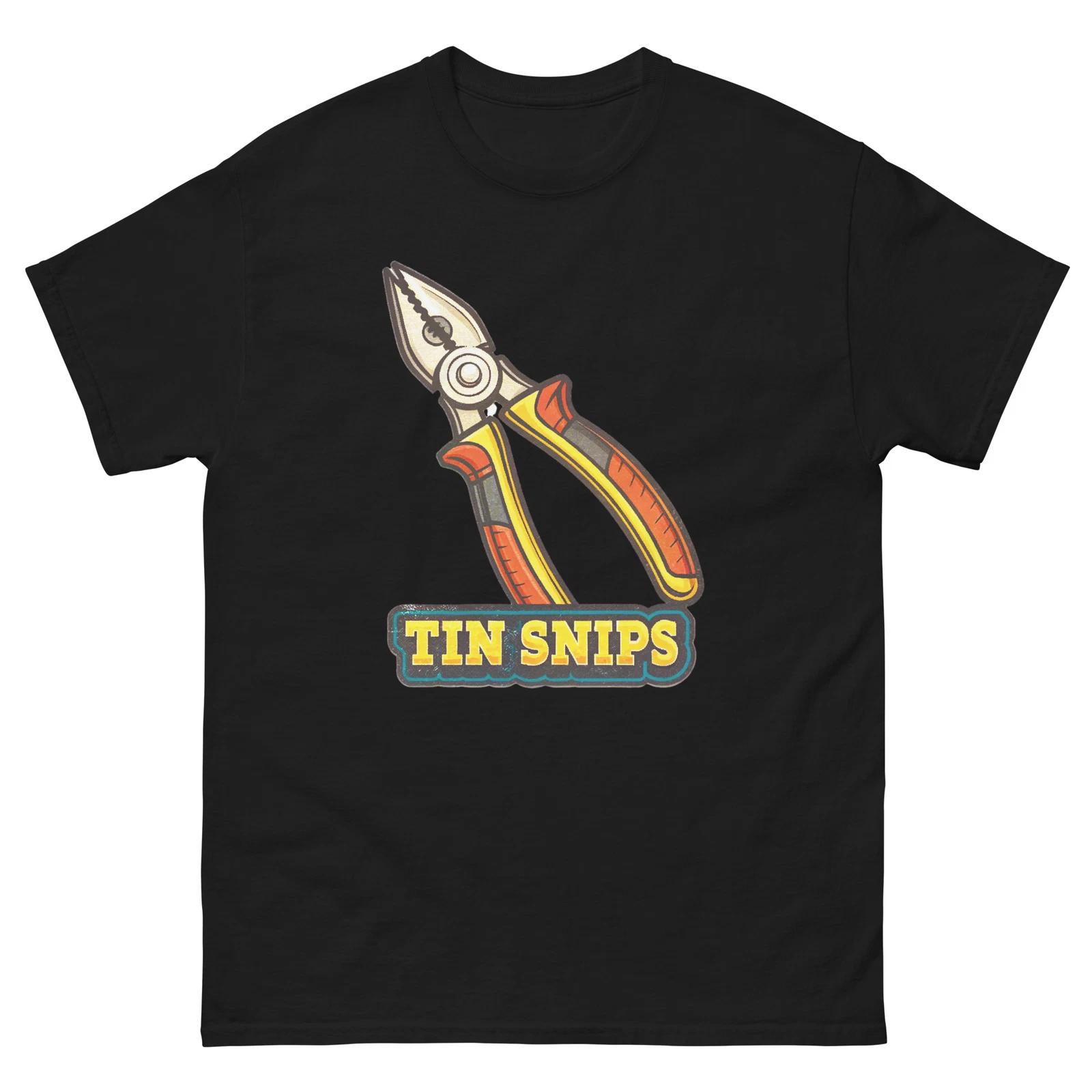 

Tin Snips Workplace Tool Tools Construction Working T-Shirt XL