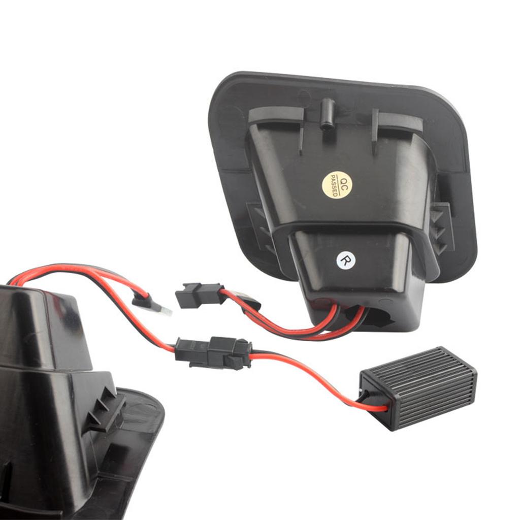 Full LED License Plate Light For Ram1500 2500 3500 Pickup Truck 6500K 20W 12V Smoke Lens Tags Lamp Assembly Replacement