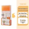 TOME Dual-Head Fluorescent Highlighters for Colorful Planning and Decoration