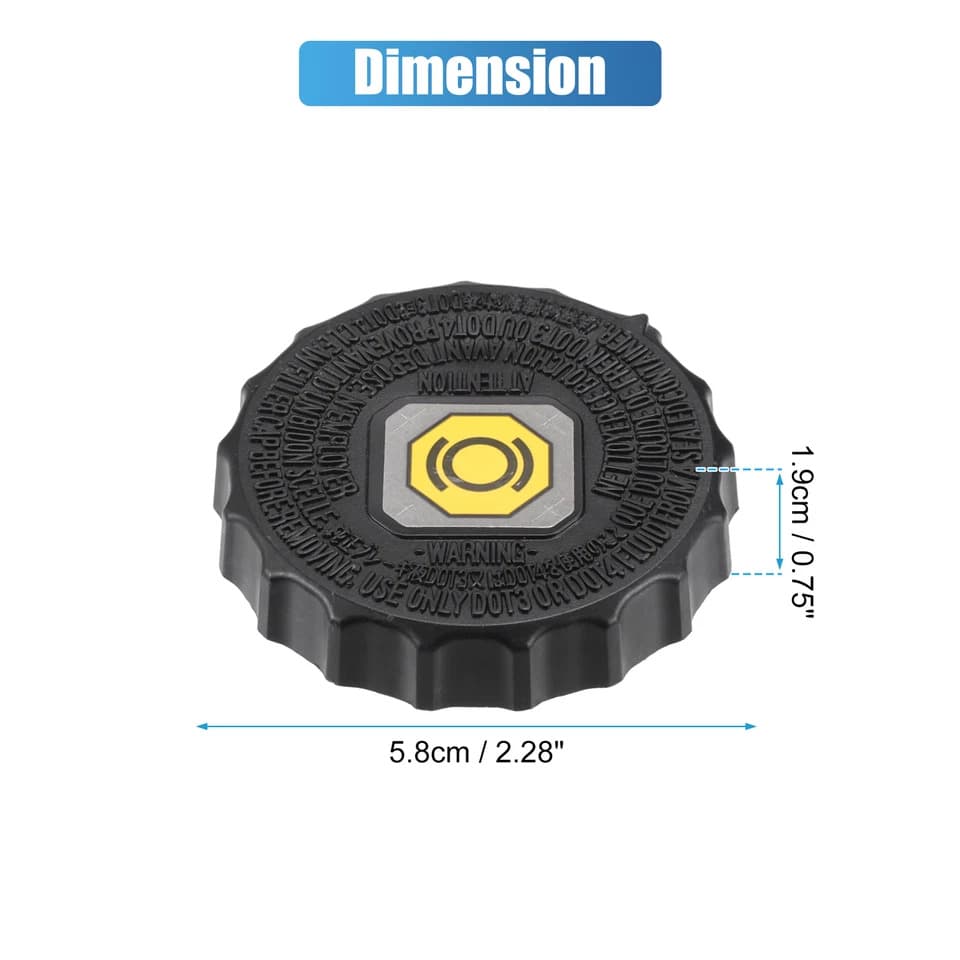 1pc Car Brake Master Cylinder Reservoir Filler Cap 47230-47090 4723047090 47230-33330 for Toyota for Lexus Car Tank Covers
