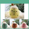 Chaveiro Adorável de Pelúcia Maçã Fruta Copo de Chá com Leite Brinquedo Macio de Pelúcia Curta Presente