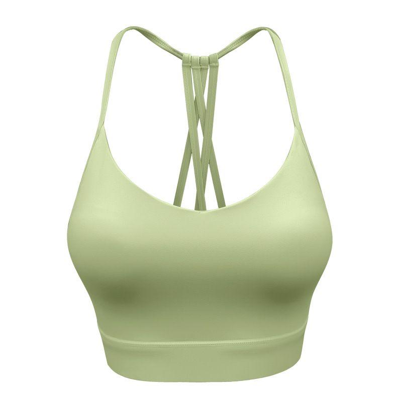 New Arrival Yoga Sports Bra Fashion Beauty Back and Push up Anti-Shock and Anti-SAG Running Gym Vest Women's Top