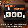 Reusable Holiday Counting Tool Halloween Countdown Calendar, Days Until Tabletop Ornament, Block Indoor Festive Table Ornament Advent Calendar