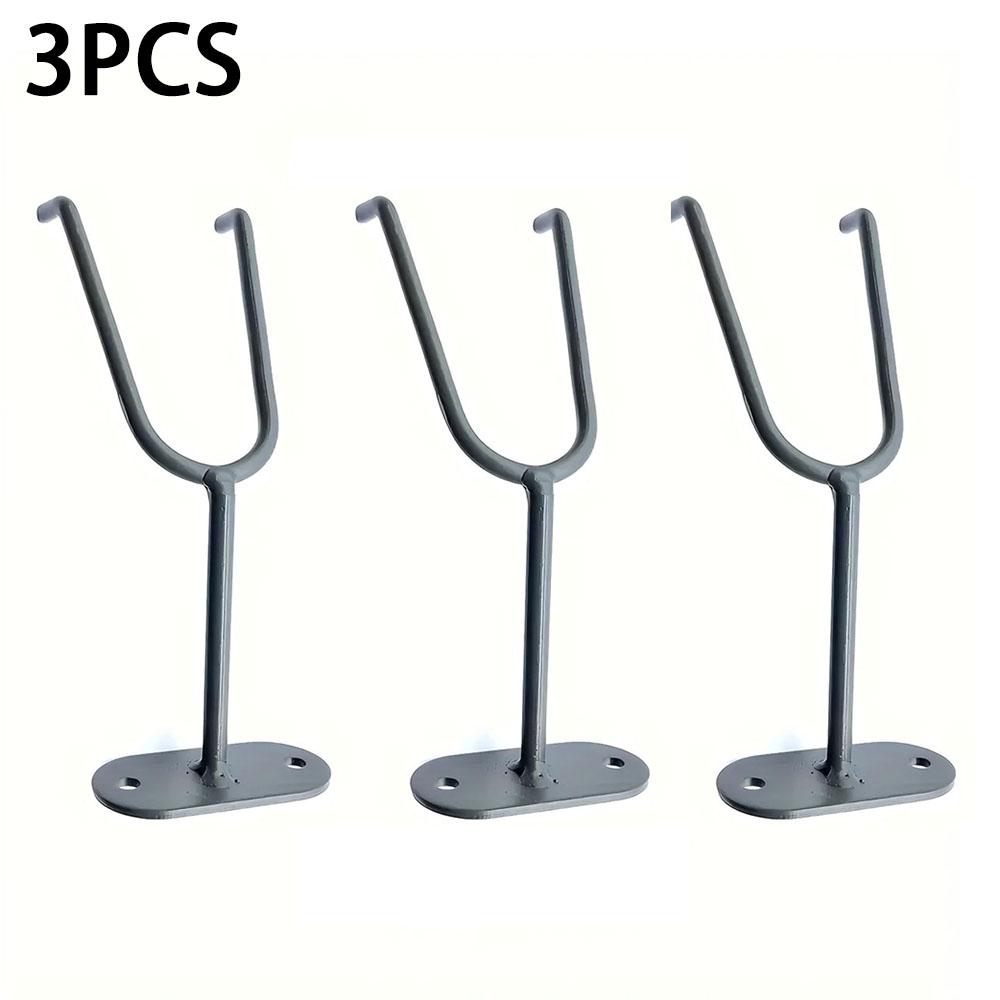 

3PCS Gravity Feed Paint Spray Gun Holder Stand Sprayer Fixed Bracket Wall Bench Mount fit for Standard Pot Hook Booth Cup