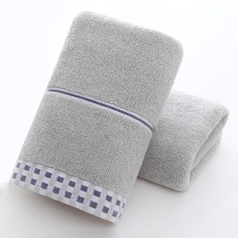 2pcs Towel Soft Towel Thickened Absorbent Universal Face Towel